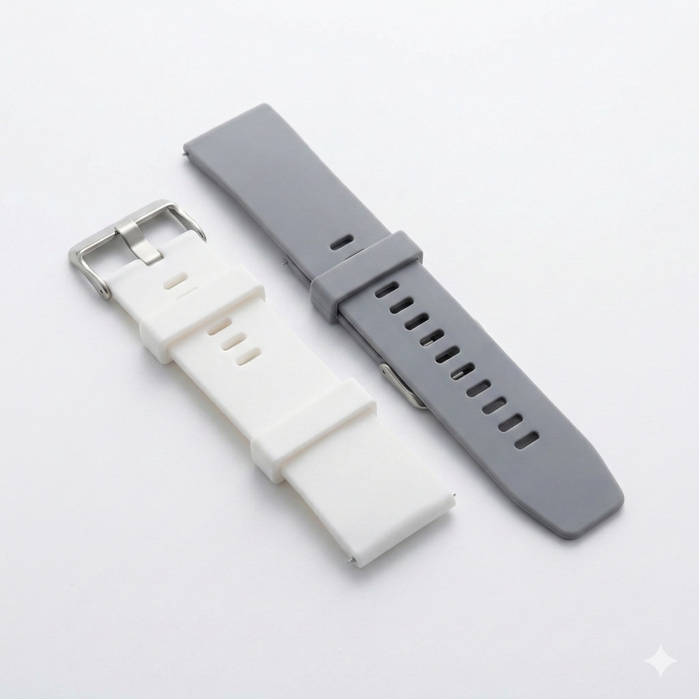 Fitbit Gray and White Dual Tone Bands